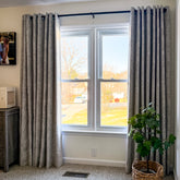 100% Blackout Linen Curtain Custom 900GSM Heavy Weight Noise Reduction