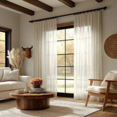 Sheer Voile Curtains | Elegant Light-Diffusing Window Drapes