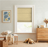 Custom Cordless Linen Roman Shades