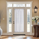 Custom Semi Sheer Door Curtains