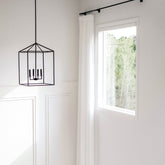 Custom Flora Linen Semi Sheer Curtains