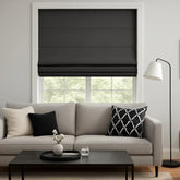 Custom 100% Blackout Roman Curtains