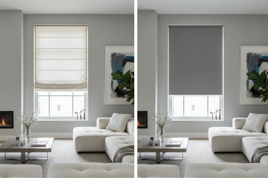 Roman Shades vs Roller Shades: Complete Comparison Guide 2025