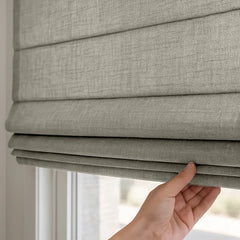 Custom Semi-Blackout Cordless Roman Blinds