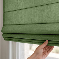 Custom Semi-Blackout Cordless Roman Blinds
