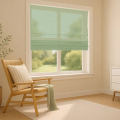 Semi-Light Filtering Roman Blinds Custom - Energy Saving & Insulation