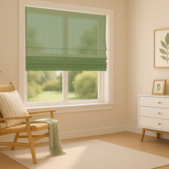 Semi-Blackout Roman Blinds - Custom Size Manufacturing