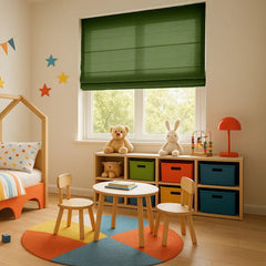 Semi-Blackout Roman Blinds Custom - Child Safe
