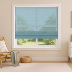 Semi-Light Filtering Roman Blinds Custom - Energy Saving & Insulation