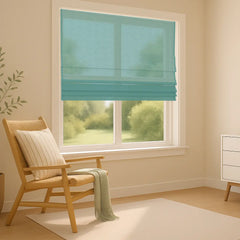 Semi-Light Filtering Roman Blinds Custom - Energy Saving & Insulation