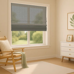 Semi-Blackout Roman Blinds - Custom Size Manufacturing