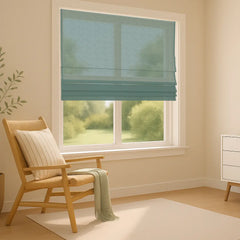 Semi-Light Filtering Roman Blinds Custom - Energy Saving & Insulation