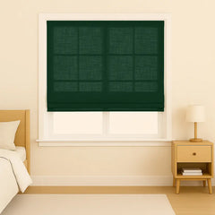 Custom Semi-Blackout Cordless Roman Blinds
