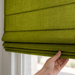 Custom Semi-Blackout Cordless Roman Blinds
