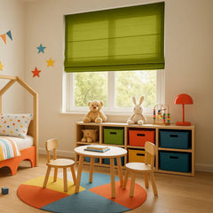 Semi-Blackout Roman Blinds Custom - Child Safe