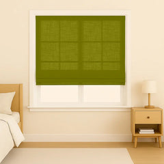 Custom Semi-Blackout Cordless Roman Blinds