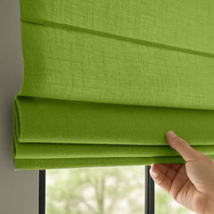Custom Semi-Light Filtering Roman Curtains