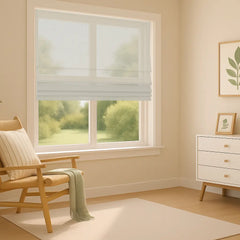 Semi-Blackout Roman Blinds - Custom Size Manufacturing