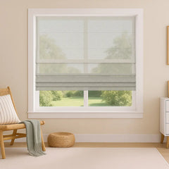Semi-Light Filtering Roman Blinds Custom - Energy Saving & Insulation