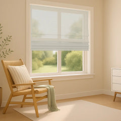 Semi-Light Filtering Roman Blinds Custom - Energy Saving & Insulation