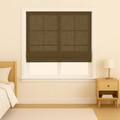 Custom Semi-Blackout Cordless Roman Blinds