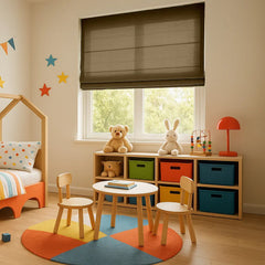 Semi-Blackout Roman Blinds Custom - Child Safe
