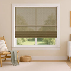Semi-Light Filtering Roman Blinds Custom - Energy Saving & Insulation
