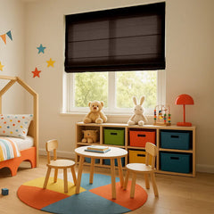 Semi-Blackout Roman Blinds Custom - Child Safe