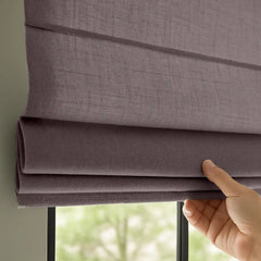Custom Semi-Light Filtering Roman Curtains