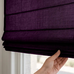 Custom Semi-Blackout Cordless Roman Blinds