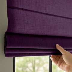 Custom Semi-Light Filtering Roman Curtains