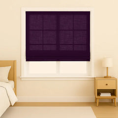Custom Semi-Blackout Cordless Roman Blinds