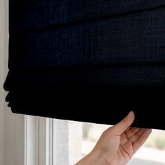 Custom Semi-Blackout Cordless Roman Blinds