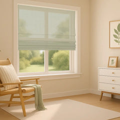 Semi-Blackout Roman Blinds - Custom Size Manufacturing