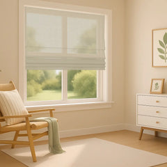 Semi-Blackout Roman Blinds - Custom Size Manufacturing