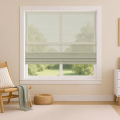Semi-Light Filtering Roman Blinds Custom - Energy Saving & Insulation