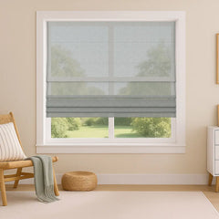 Semi-Light Filtering Roman Blinds Custom - Energy Saving & Insulation