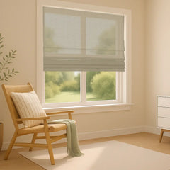 Semi-Light Filtering Roman Blinds Custom - Energy Saving & Insulation