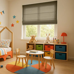 Semi-Blackout Roman Blinds Custom - Child Safe