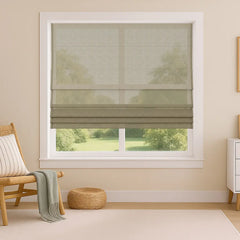 Semi-Light Filtering Roman Blinds Custom - Energy Saving & Insulation