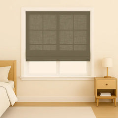 Custom Semi-Blackout Cordless Roman Blinds