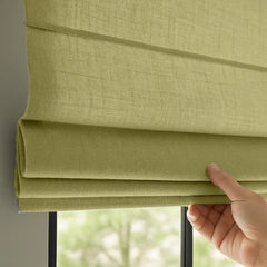Custom Semi-Light Filtering Roman Curtains