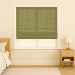 Custom Semi-Blackout Cordless Roman Blinds