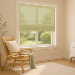 Semi-Light Filtering Roman Blinds Custom - Energy Saving & Insulation