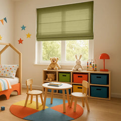 Semi-Blackout Roman Blinds Custom - Child Safe