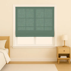 Custom Semi-Blackout Cordless Roman Blinds