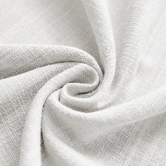 Custom Linen-Blend Blackout Grommet Curtains | 25 Colors & Thermal Lining