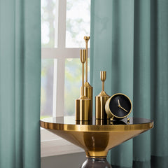 Custom Velvety Semi Sheer Curtains