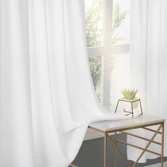 Custom Velvety Semi Sheer Curtains
