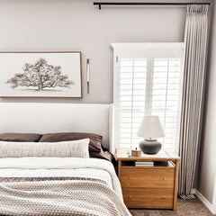 Custom Blackout Linen Curtain for an Elegant Linen Drapery with a Refined Look